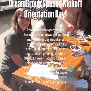 Protocols and expectations shared, advice between Planners and Wedding Day Assistants exchanged, emergency kits restocked, opportunities for boutonniere pinning practice (thanks Flower Factory), venue show down games played, and yummy sandwiches and drinks enjoyed! Thanks Railtown Cafe for hosting!  DreamGroup is ready for another “Ridiculously Amazing” season!  Let’s go! 🙌🏻

#vancouverweddingplanners #vancouverweddings #vancouverwedding #lifeofaplanner #dreamgroupplanners