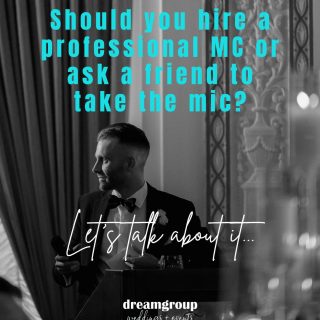 Who gets the mic on your wedding day? 🎤
 
Choosing your MC is about more than finding someone who is comfortable speaking in front of a crowd. They are the person helping guide the flow of your reception, set the tone for speeches, make key introductions, and keep the evening moving smoothly.
 
A professional MC can bring polish, confidence, and experience to the room — but a close friend or family member can bring something equally special: genuine connection, personal stories, and the kind of familiarity that simply can’t be scripted.
 
Whichever route you choose, look for someone who is:
 
✨ Comfortable commanding a room
✨ Respectful of your timeline
✨ Warm, prepared, and engaging
✨ Able to balance humour with heart
✨ Genuinely excited to take on the role
 
The best MC is not necessarily the funniest person you know or the most outgoing professional you can find. It’s the person who can help your celebration feel natural, meaningful, and beautifully on track.
 
So tell us: would you hire a professional MC or hand the mic to someone you know and love?
 
Happy Planning! 🤍
 
Photo: @hennygraphy
Venue: @fairmontvan
 
#DreamGroupWeddings #VancouverWeddingPlanner #VancouverWeddings #WeddingPlanningTips #weddingreceptionideas