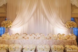 Rosewood Hotel Georgia Wedding | The Bride and Grooms table | Wedding & Event Planners | Dreamgroup