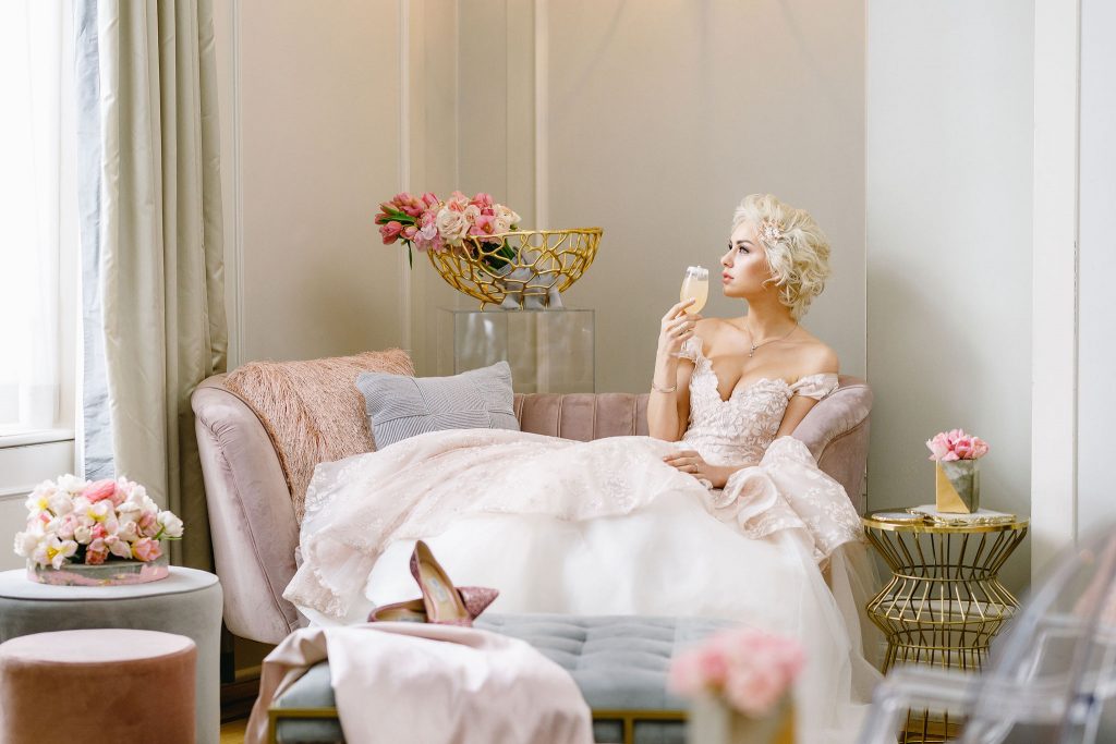 At First Blush as featured in Wedluxe
