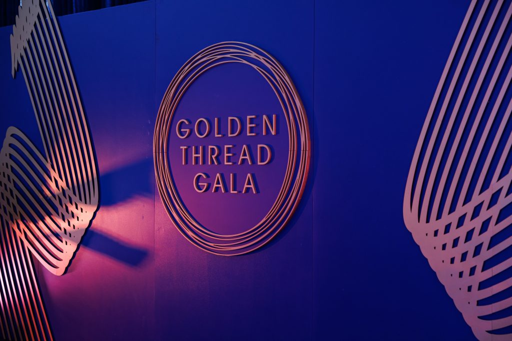 Golden Thread Gala ~ Stage Backdrop