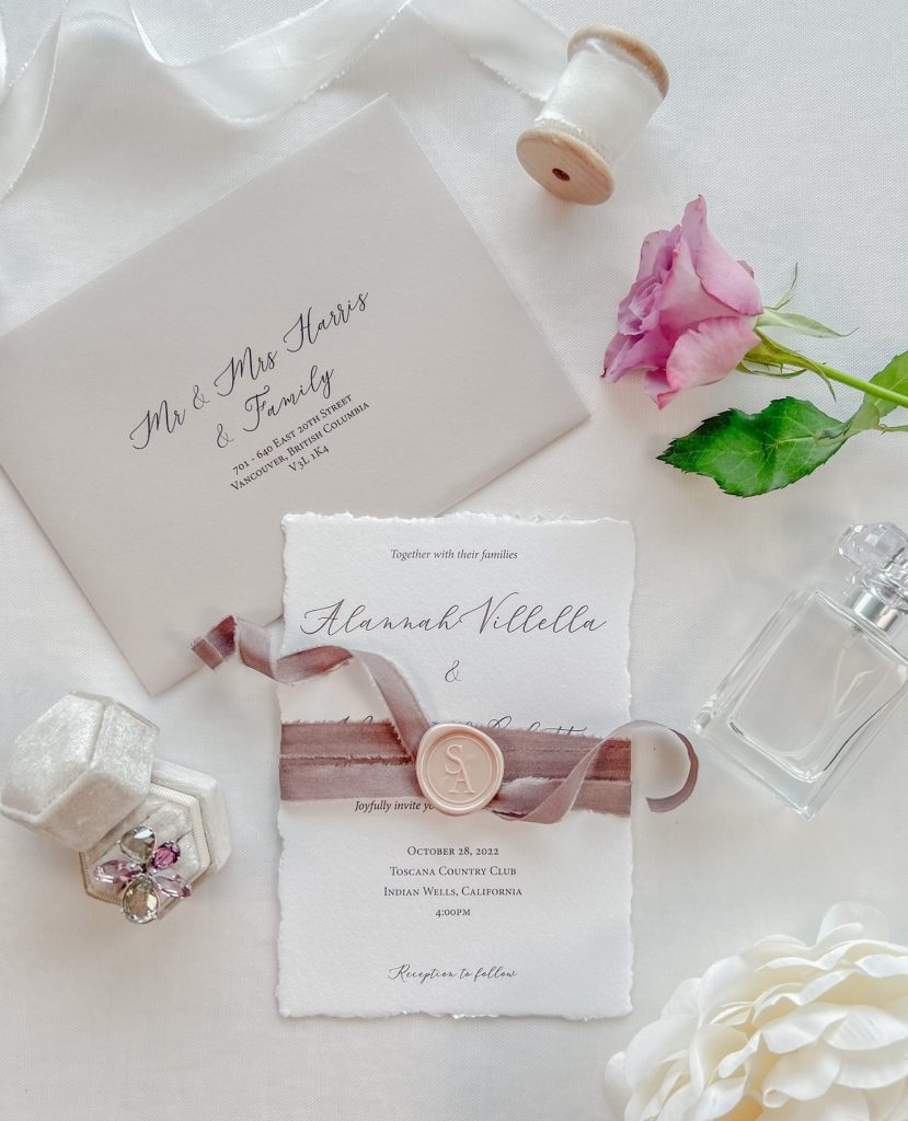 Wedding Invitation by Violet Grey Creative