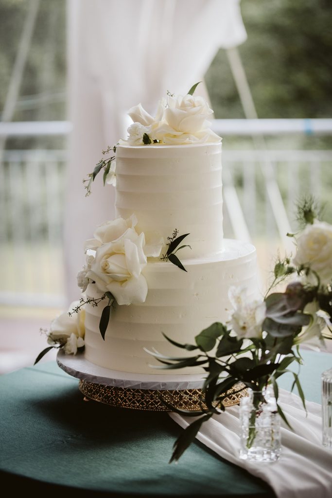 Kristy + Christian Wedding Cake