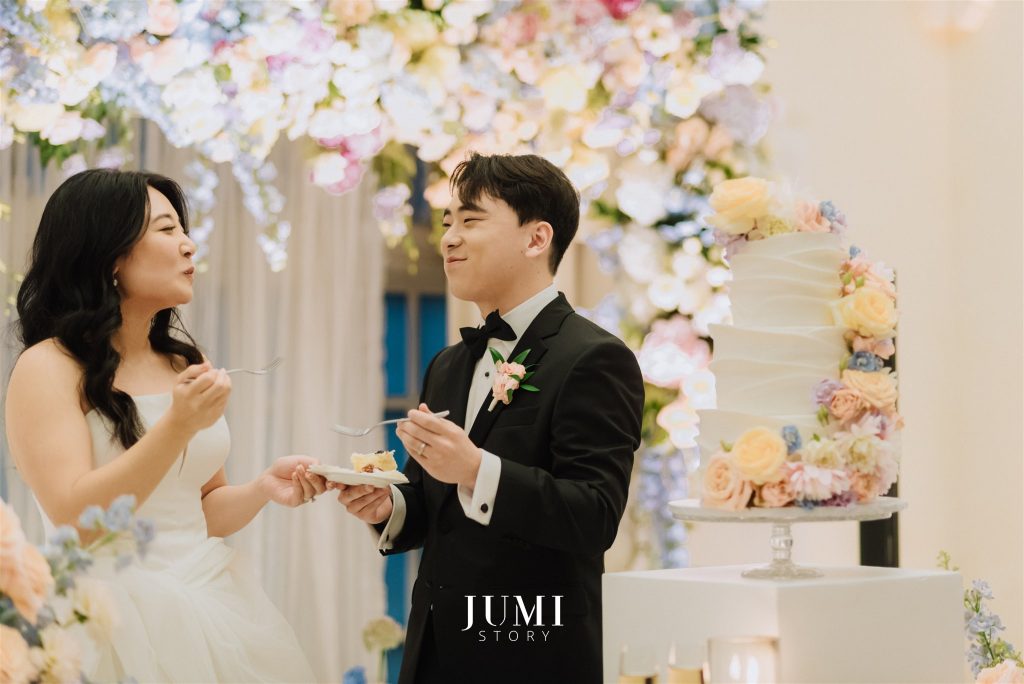 Erica & Sanders Wedding Cake