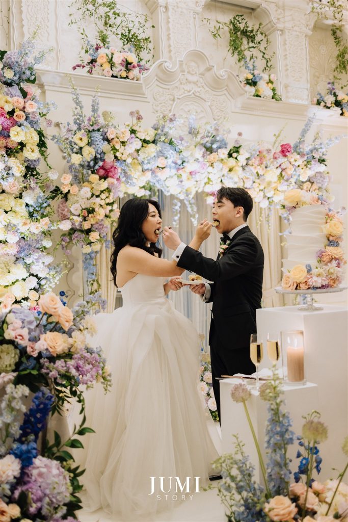 Erica & Sanders Wedding Cake