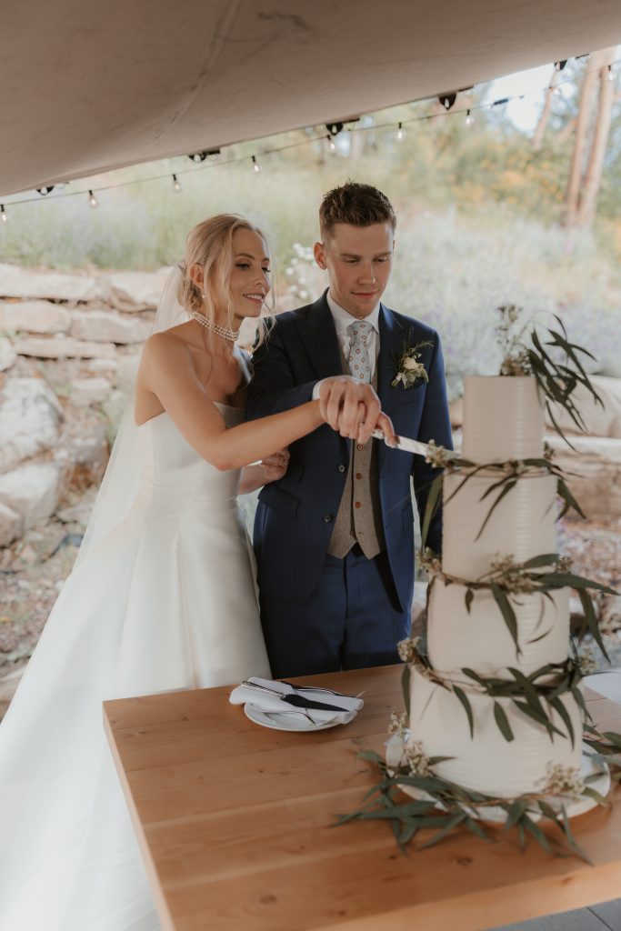 Matt & Chelsey Wedding Cake